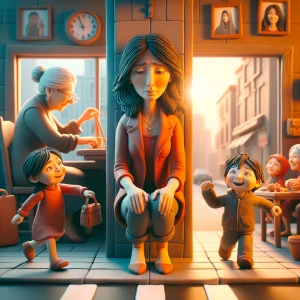 Create a cinematic short film in stop motion clay animation styl...