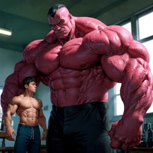 Kenneth mid 30’s muscular handy  bulging that monster and showin...