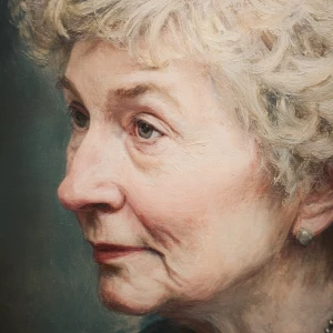 Close up of Margareth Tatcher