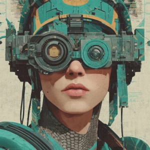 Scan for analogies cyberpunk style