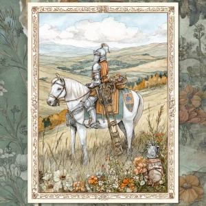 Print-ready junk journal page, A4 portrait full-bleed (≈2480×350...