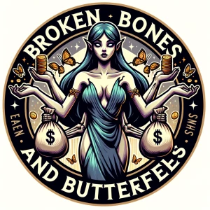 Illustrate a captivating goddess-demoness avatar or mascot style...