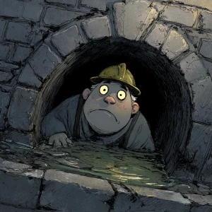 Hello George said it from the sewer. Uh-oh here comes the Popo