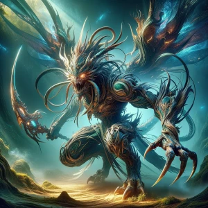 🧚in the style of Yautja's (Hunter Predator),ultra-detailed, ult...