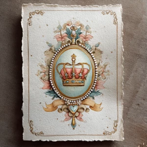 Print-ready junk journal page, A4 portrait full-bleed (≈2480×350...