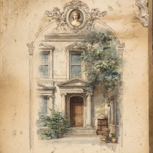 Print-ready junk journal page, A4 portrait full-bleed (≈2480×350...