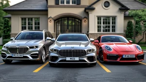 Very realistic new BMW 7 series, Mercedes Benz G class, Bentley...