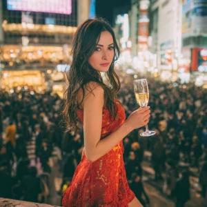 New Year in Tokyo Face Swap