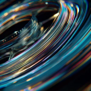 Light in Motion”
Visual: Abstract streaks of light or neon trai...