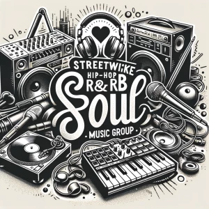 A creative, unique logo for the street-wise hip-hop and R&B soul...