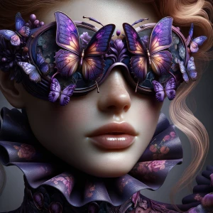 A highly detailed, hyper-realistic digital painting features a c...