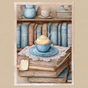 Print-ready junk journal page, A4 portrait full-bleed (≈2480×350...