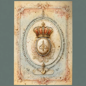 Print-ready junk journal page, A4 portrait full-bleed (≈2480×350...