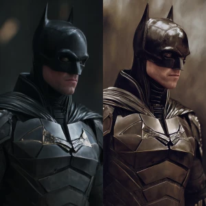 Batman character based on my photo