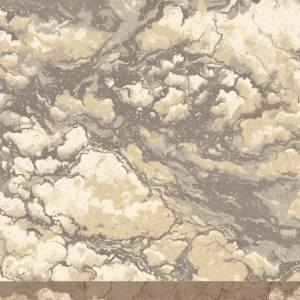 vintage marbled paper texture, stormy taupe-gray clouds with cre...