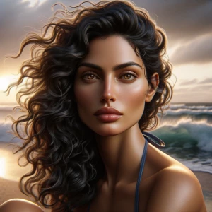 Hot girl in a bikini