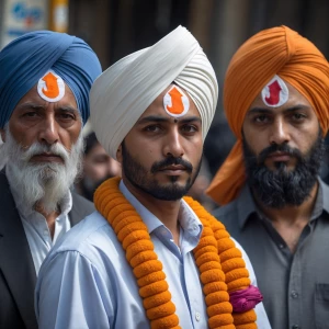 whos the jew? and there's a sikh there, why is indian wearing a...