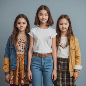3 girl, clothes