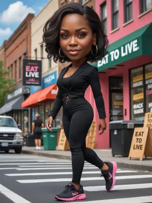 Create a photorealistic cartoon-style comic caricature of an ima...