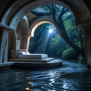 Guest Bedroom 3 — Moonwater Retreat
A tranquil chamber where arc...