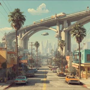 Here's a quick prompt for you: Imagine a South Central L.A. neig...