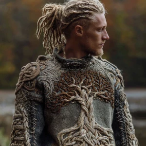 This image shows a man  with a beard blonde hair. Bodybuilder we...