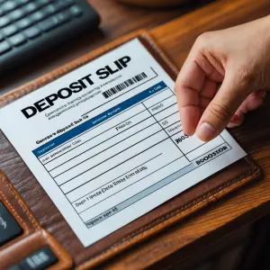 Generate a deposit slip