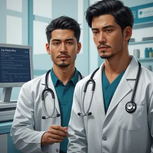 Please help me create a medical records with a normal blood suga...