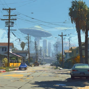 Here's a quick prompt for you: Imagine a South Central L.A. neig...