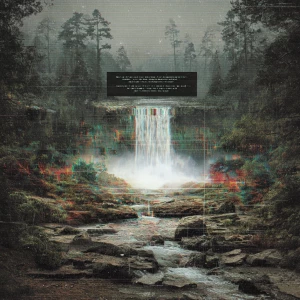 a state-sponsored message with glitch effects, subliminal text,...