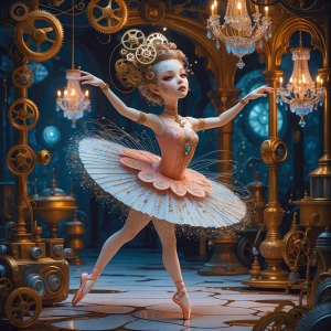 In a whimsically enchanting neo-Victorian outré paradise, an ecc...