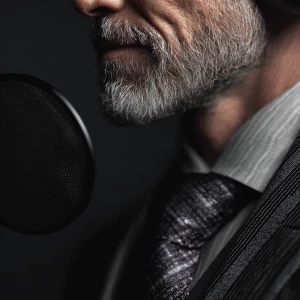 Generate a photo of a sophisticated, British man exuding profess...