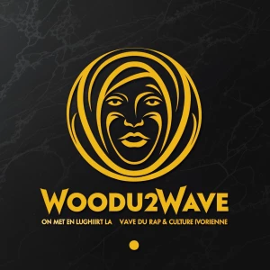 un logo pour Woodu225Wave qui est un Média urbain 225.
On met en...