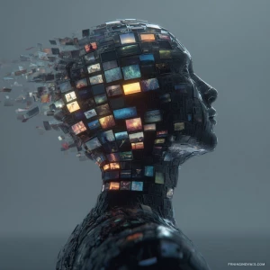 “Thinking in Frames”
Visual: A futuristic head or AI shape fill...