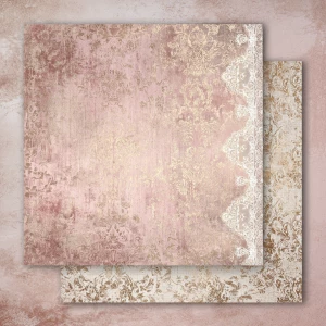 Rococo coquette midimalist digital background paper, blush pink...