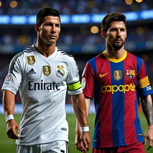 Ronaldo and Messi In Walking