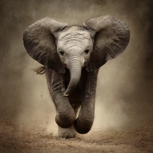 Baby African elephant