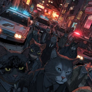 Transform the following scene —  — into an illustration in the s...