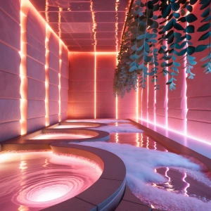 Indoor Spa – Halite Flow Spa: A serene haven of warmth and miner...
