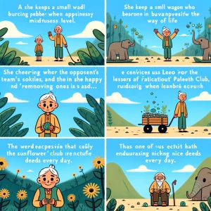 Create a simple 1 minute stop Motion video of the summary of the...