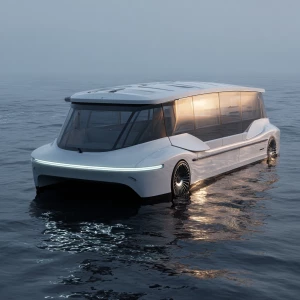 High three-quarter view (25–35° above the horizon, front-left),...