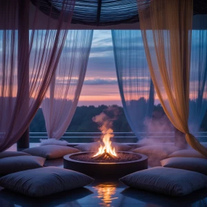 Immerse yourself in the tranquil ambiance of the Twilight Veil L...