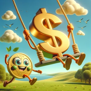 Money swing and eating