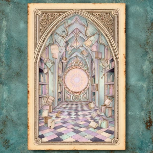 Print-ready junk journal page, A4 portrait full-bleed (≈2480×350...