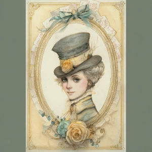 Print-ready junk journal page, A4 portrait full-bleed (≈2480×350...