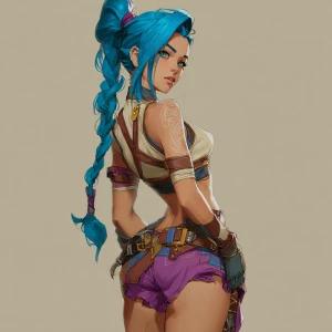 Jinx with Chun lee Street fighter 6 thighs