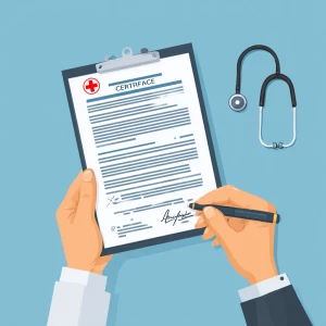 Create a medical Certificate for presenting to my office I need...