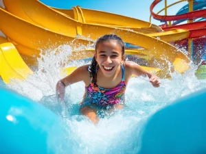 A teenage girl enjoying a day filled with laughter and excitemen...
