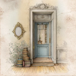 Print-ready junk journal page, A4 portrait full-bleed (≈2480×350...