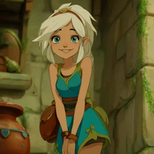 Amalia Sherman Sharm from animated series Wakfu from the animati...